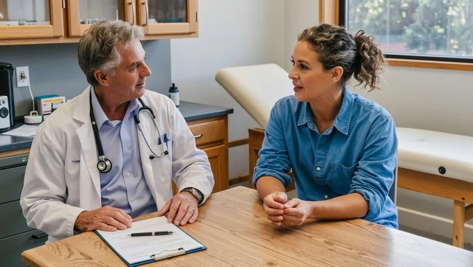 Compassionate healthcare moment