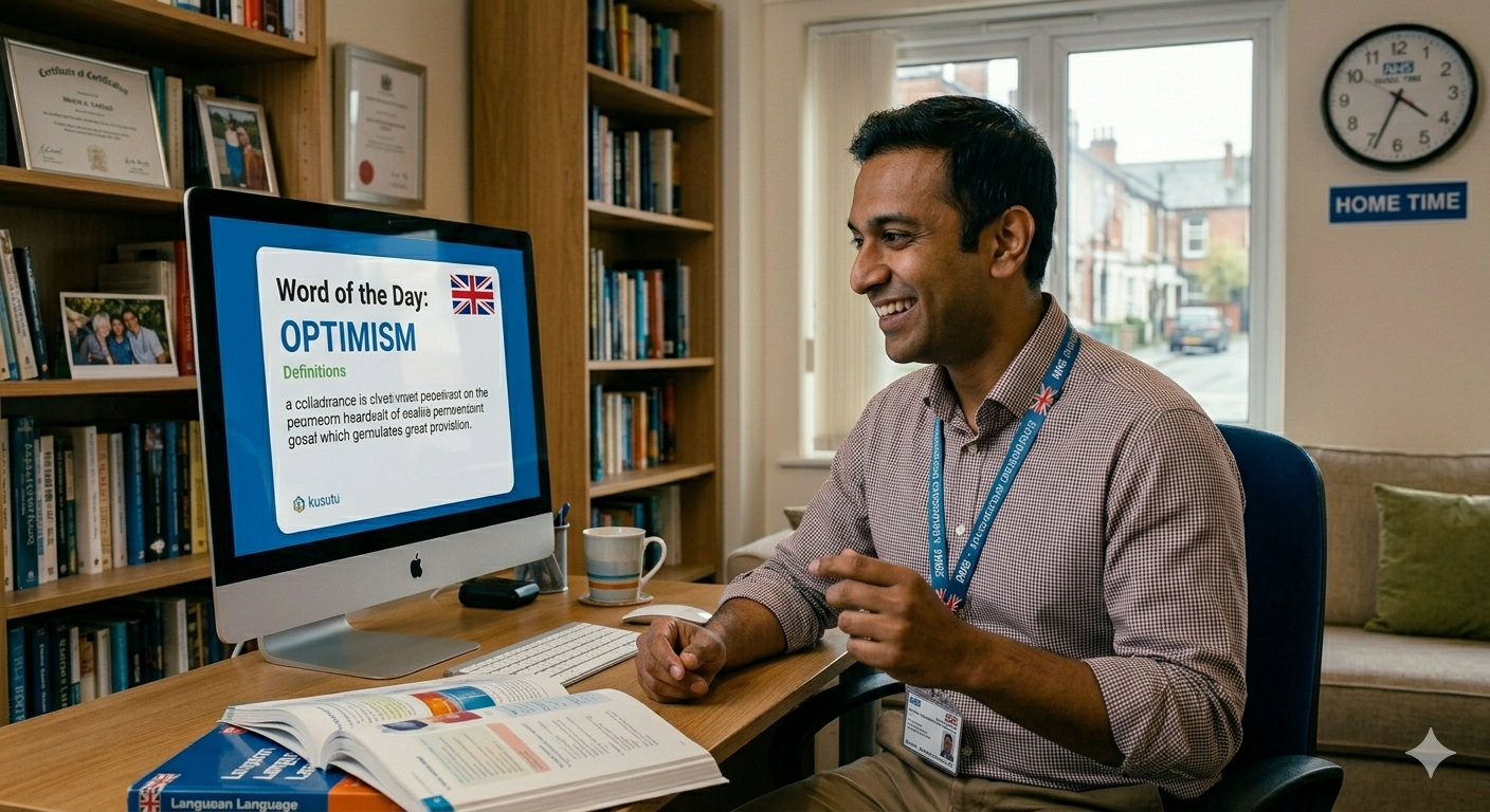 Medical student learning English